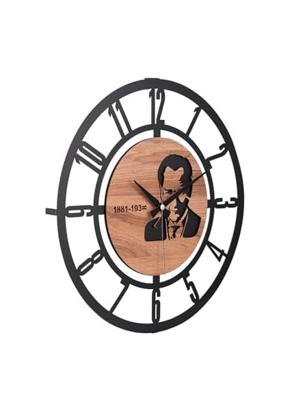 41 cm Metal Malzeme Akarsaniye Sessiz Mekanizma Dekoratif Duvar Saati modelleri