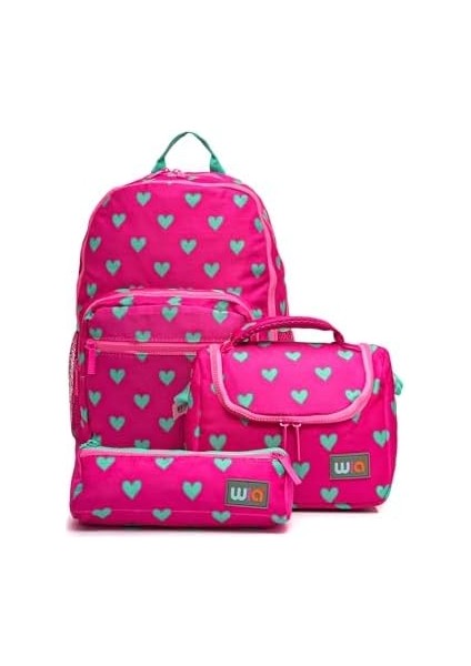 Kalp Desenli Kız Çocuk Sırt Çantası modelleri