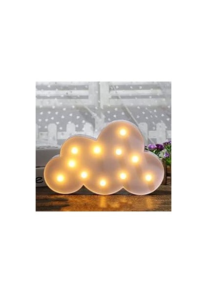 Işık Bulut Çocuk Odası Gece Lambası Dekoratif LED Aydınlatma