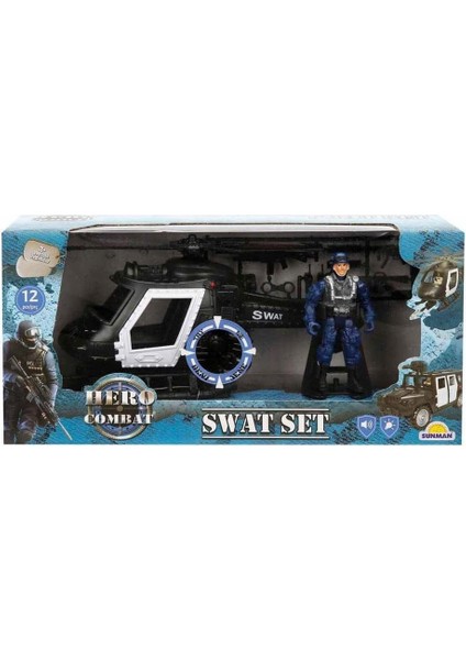 Combat Araç ve Figürlü Seti 12 Parçalı Sesli ve Işıklı