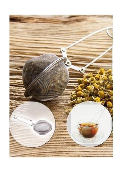 Bitki Çayı Demleme Süzgeci Saplı Maşalı Çay Filtresi modelleri