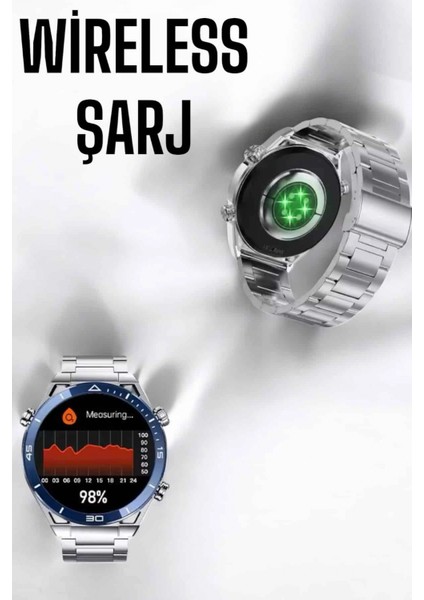 Ieg Akıllı Saat Yeni Nesil 2024 Model Metal Kordonlu Bluetooth Bağlantılı modelleri