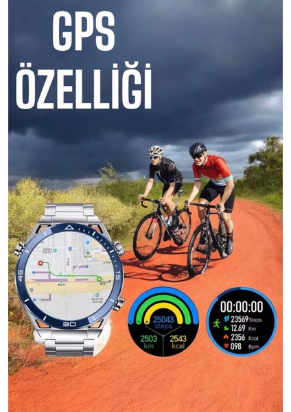 Ieg Akıllı Saat Yeni Nesil 2024 Model Metal Kordonlu Bluetooth Bağlantılı fırsatları