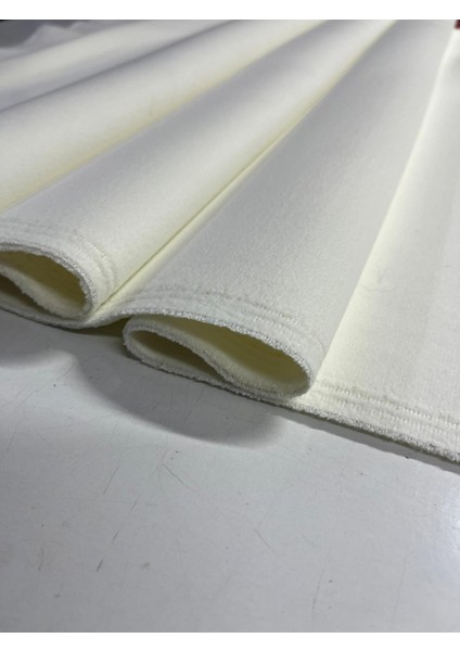 Beyaz Renk Tüğlenmez Ithal Kaşe Kumaş Metrelik En 150 cm Kaban Ceket Mont Giyim Kumaşı fiyatları