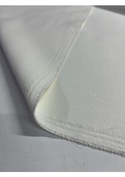Beyaz Renk Tüğlenmez Ithal Kaşe Kumaş Metrelik En 150 cm Kaban Ceket Mont Giyim Kumaşı indirimleri