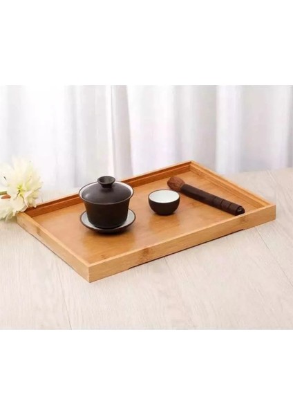 Bambu Çok Amaçlı Düzenleyici Sunum Tepsisi (33 cm x 22 Cm) ROYALEKS-81287 fırsatları