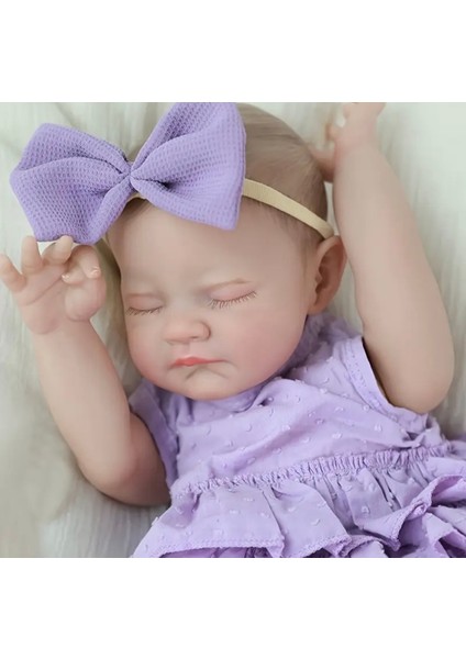 Vinil Silikon Bebek 50 Santim Repo Bebek Gerçekçi Bebek Silikon Bebek Tüm Vücut Silikon Bebek