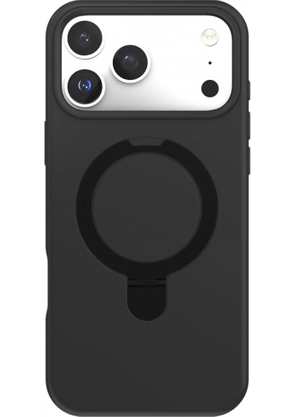 Apple iPhone 17 Pro Regal Magsafe Standlı Kapak - Siyah fiyatları