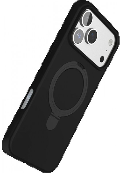 Apple iPhone 17 Pro Regal Magsafe Standlı Kapak - Siyah fırsatları