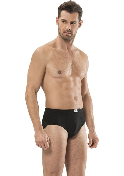 Erkek 6'lı Siyah Pamuklu Slip Külot fiyatları