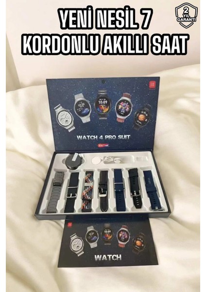 Ieg Yeni Nesil Akıllı Saat 2024 Model Uyku ve Sağlık Takibi Bluetooth Bağlantılı