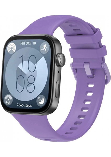 Huawei Watch Fit 3 Klasik Kordon - Lila