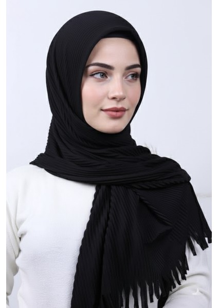 Piliseli Şal | Ütü Gerektirmez, Hafif Şal Standart Ölçü, Formunu Koruyan Doku Piliseli Bambu Şal