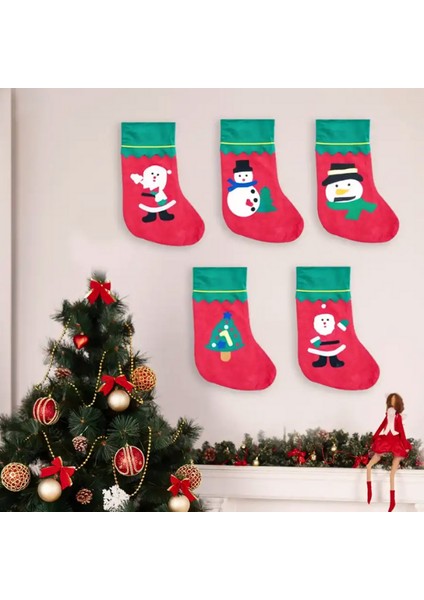 Yılbaşı Dekoru Yılbaşı Hediye Çorabı 6 Adet fiyatları