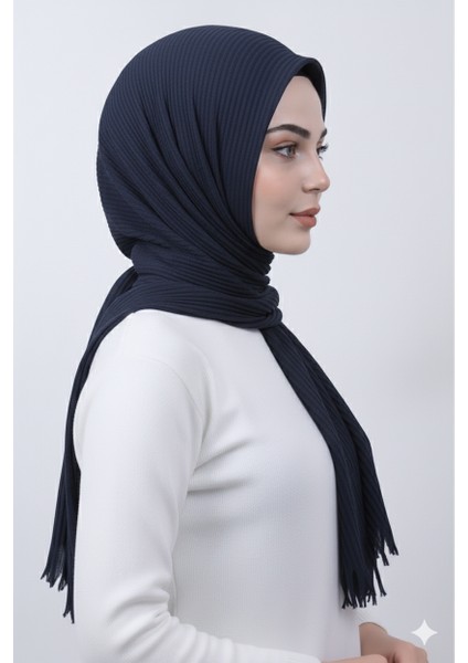 Piliseli Şal | Ütü Gerektirmez, Hafif Şal Standart Ölçü, Formunu Koruyan Doku Piliseli Bambu Şal