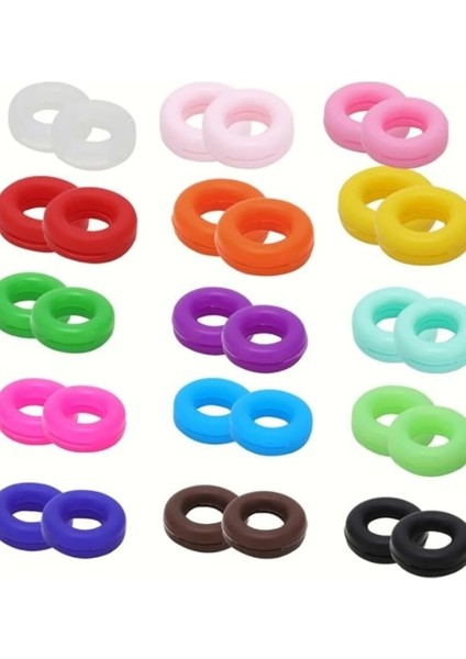 1 Takım Kulak Arkası Kaydırmaz Silikon Gözlük Sapı Tutucu Sabitleyici Renk Asorti modelleri