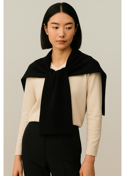 Kare Parçalı Patchwork Atkı - Spor Triko Örme Omuz Atkısı | Unisex Boho Şal - Atkı fiyatları