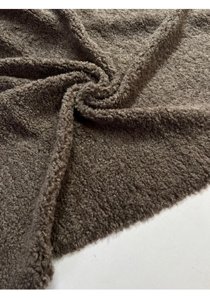 Kahve Rengi Teddy Peluş Kumaş Metrelik Çift En 150 cm Kaban Ceket Yelek fiyatları