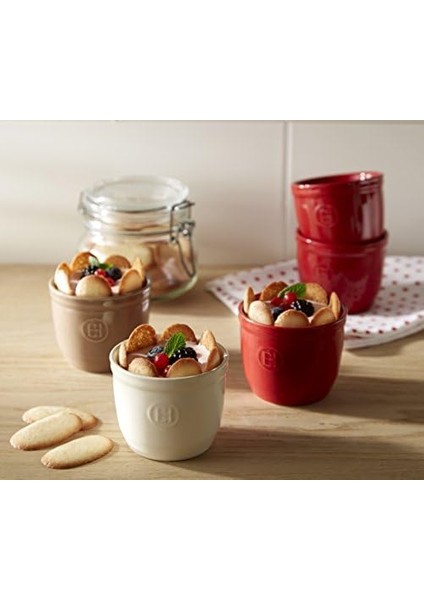 Henry Ramekin Fırın Kabı 8 cm Kırmızı/ fiyatları