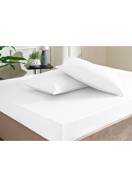 Çift Kişilik Çarşaf Seti Beyaz