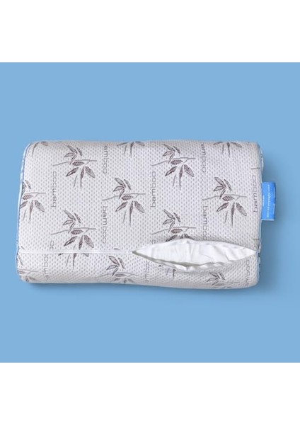 Bamboo Visco S Yastık - 60X40/11/10 - Ortopedik Özel Tasarım, Tüm Yaş, Uyku, Ofis, Seyahat, Tv Izleme - Bambu Kumaş Dokusu, Pamuk, fiyatları