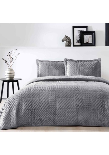 Alvin DÜZ%100 Yatak Örtüsü Seti,, Çift Kişilik