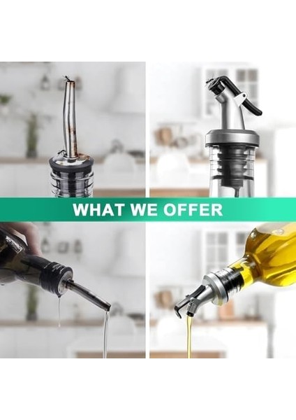 2’li Cam Yağdanlık Seti – 500 ml Sızdırmaz Kapaklı Damlatmaz Yağ Şişesi, Zeytinyağı ve Sirke Için Cam Yağlık, Sıvı Yağ Saklama ve Dökme Şişesi fiyatları