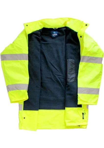 Junıor JN1011 Xxxl Sarı Waterproof Fosforlu Oxford Parka modelleri