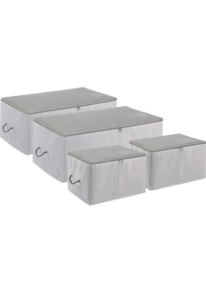 Textile 4'lü Gri Renk Stuff & Things Hurç Set