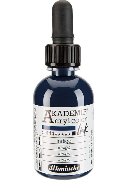 Akademie Akrilik Mürekkep 50 ml 444 Indigo