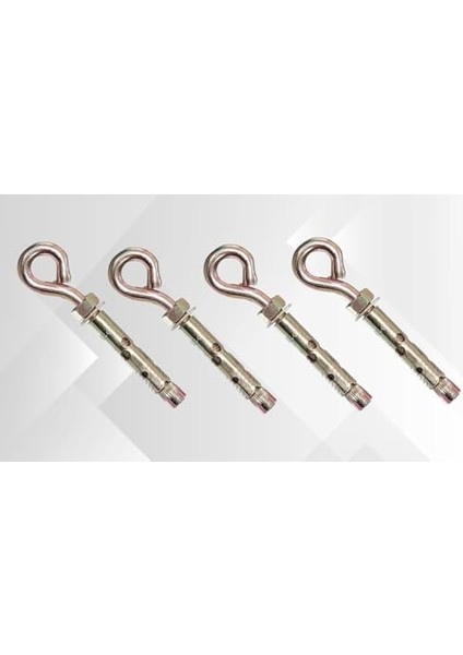 Kancalı Dübel Seti, Kapalı Ağız, 10 cm Uzunluk, Paslanmaz Çelik, 4 Adet, Salıncak ve Tavan Montaj Aparatı fiyatları