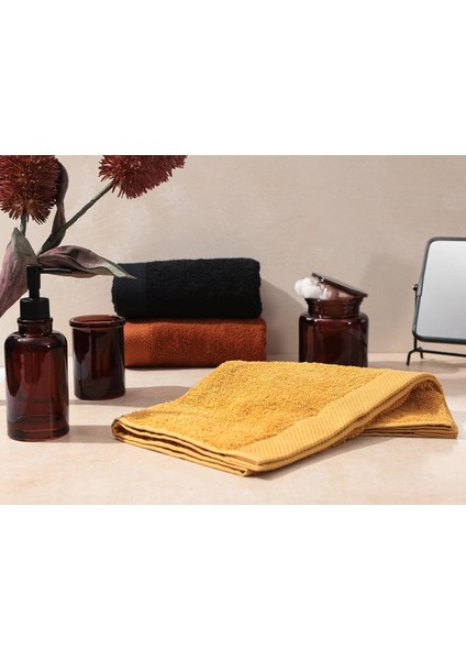 Sty Picos Basic Hardal Havlu 50X90