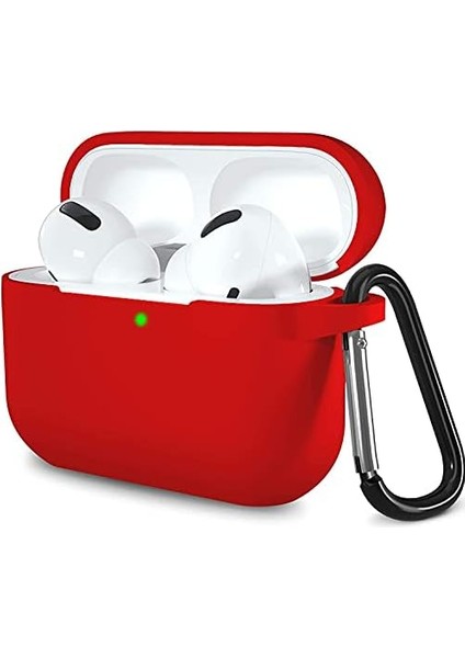 Pro 1.nesil ile Uyumlu Kılıf, Tam Yumuşak Silikon Kılıf, Pro Için Tasarlanmış Kapak Kılıfı, Anahtarlıklı Kablosuz ve Kablolu Şarj Özellikli Kılıfı, Kırmızı fiyatları