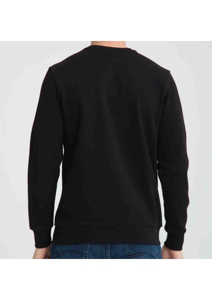 Bisiklet Yaka Siyah Desenli Regular Fit fiyatları