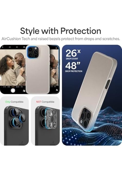 Ciel By 16 Pro Kılıf Kajuk Mag Hava Kanalı Teknolojisi™ Askeri Sınıf Koruma Cream Vegan Deri Kapak - ACS08405 fiyatları