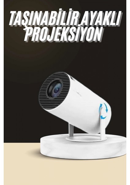 Ieg Ayaklı Projeksiyon Taşınabilir Mini Projektör Sinema Projektörü Android