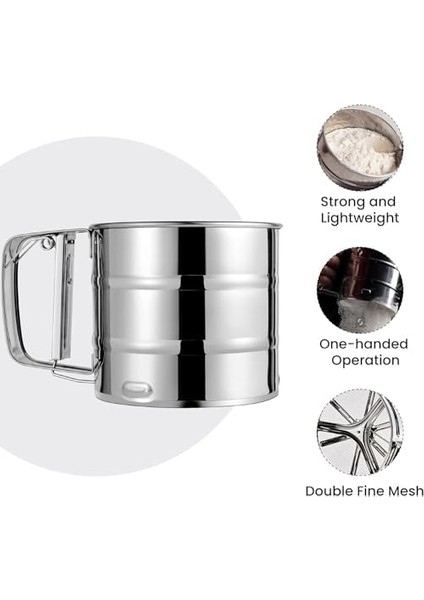 Paslanmaz Çelik Tetikli Un Eleme Aparatı, Un Eleği, Un Eleyici | Otomatik Paslanmaz Çelik Tetikli Un Eleme Aparatı - Mükemmel Un Eleği ve Eleyici Ürün modelleri