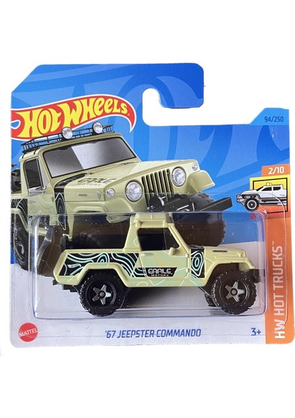 - ´67 Jeepster - Hw Hot Trucks 2/10 - HKJ02 - Short Card - Pickup - Earle Motors - 2023 - 1:64