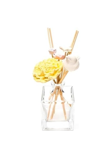 Karışık Çiçek ve Kuş Taşlı 10'lu Bambu Kamış Seti fiyatları