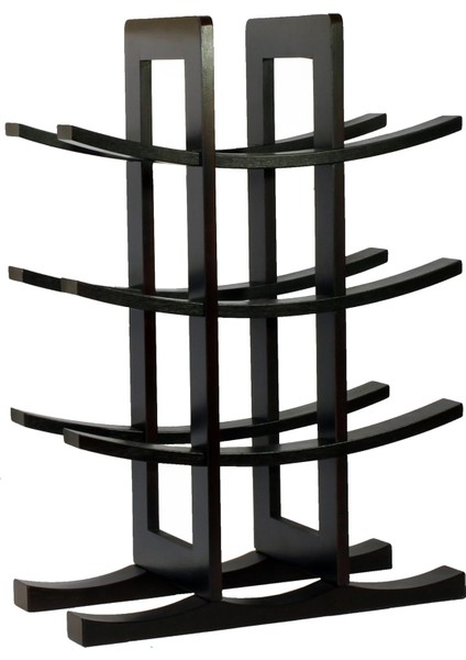 Startec WR1132 Fächer Espresso Bambus Weinregal