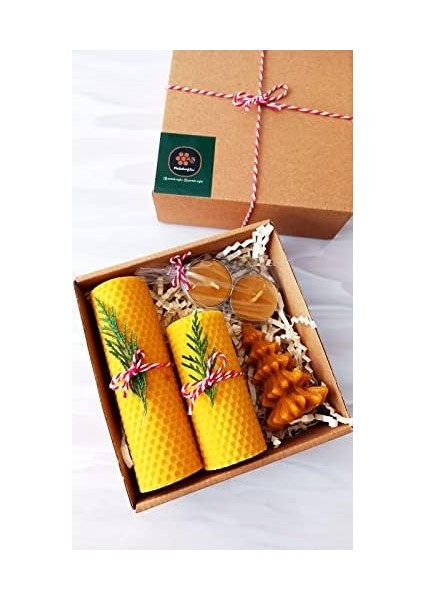 Petek Mum Çam Ağacı Bal Mumu Mum Tealight Beeswax Candle fiyatları