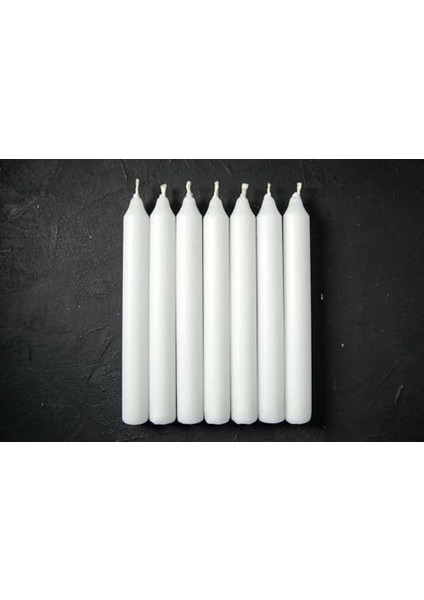 40 Adet 10 cm Beyaz Mum, Bakkal Mumu, Uzun Yanma Süresi, Düğünler ve Özel Günler Için Ideal, Eşit ve Temiz Yanış fiyatları