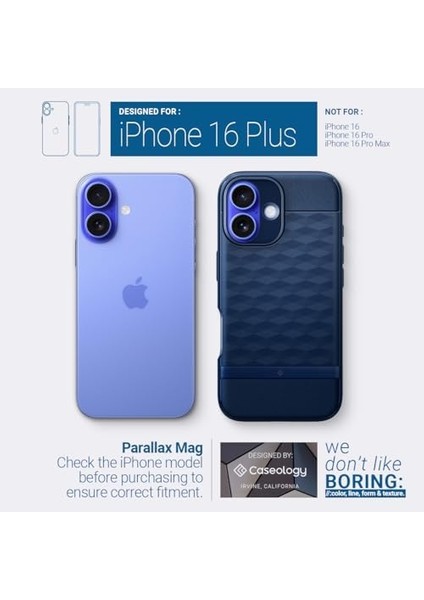 16 Ince Kılıf Capella Mag Sararma Karşıtı Hava Kanalı Teknolojisi™ Askeri Sınıf Koruma Midnight Şeffaf Kapak - ACS08105 modelleri