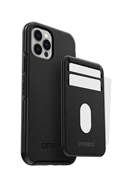 Cüzdan, Nakit ve Kart Için 2 Cepli Yumuşak Dokunuşlu Cüzdan, Güçlü Manyetik Hizalama, ile Uyumlu, ile Uyumlu, Siyah modelleri