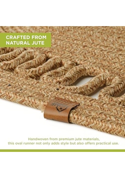 Jüt Dokuma Masa Örtüsü, Örgülü Sehpa Yolluğu, Oval Masa Örtüsü Yemek Masası Veya Teras Için ( ) fiyatları