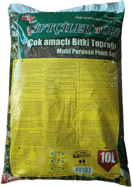 Çiftçiler Torf Çok Amaçlı Bitki Toprağı (10 Litre) fiyatları