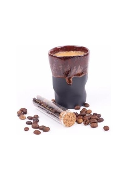 90 ml Seramik Kulpsuz El Yapımı Yamuk Espresso Kahve Fincanı -1 Adet fiyatları
