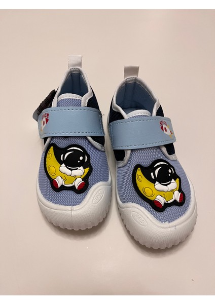 Erkek Keten,çocuk Hafif ,yumuşak ve Kaymaz Taban Panduf Ev Kreş Ayakkabısı Uzay Model fiyatları