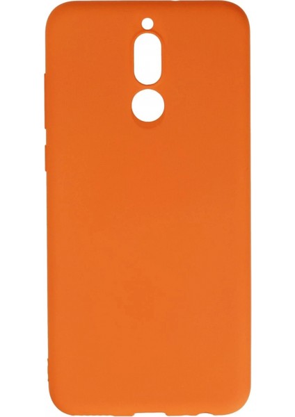 Ieg Huawei Mate 10 Lite Kılıf Nano Içi Kadife Silikon - Turuncu