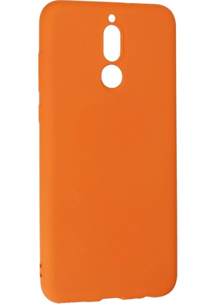 Ieg Huawei Mate 10 Lite Kılıf Nano Içi Kadife Silikon - Turuncu modelleri